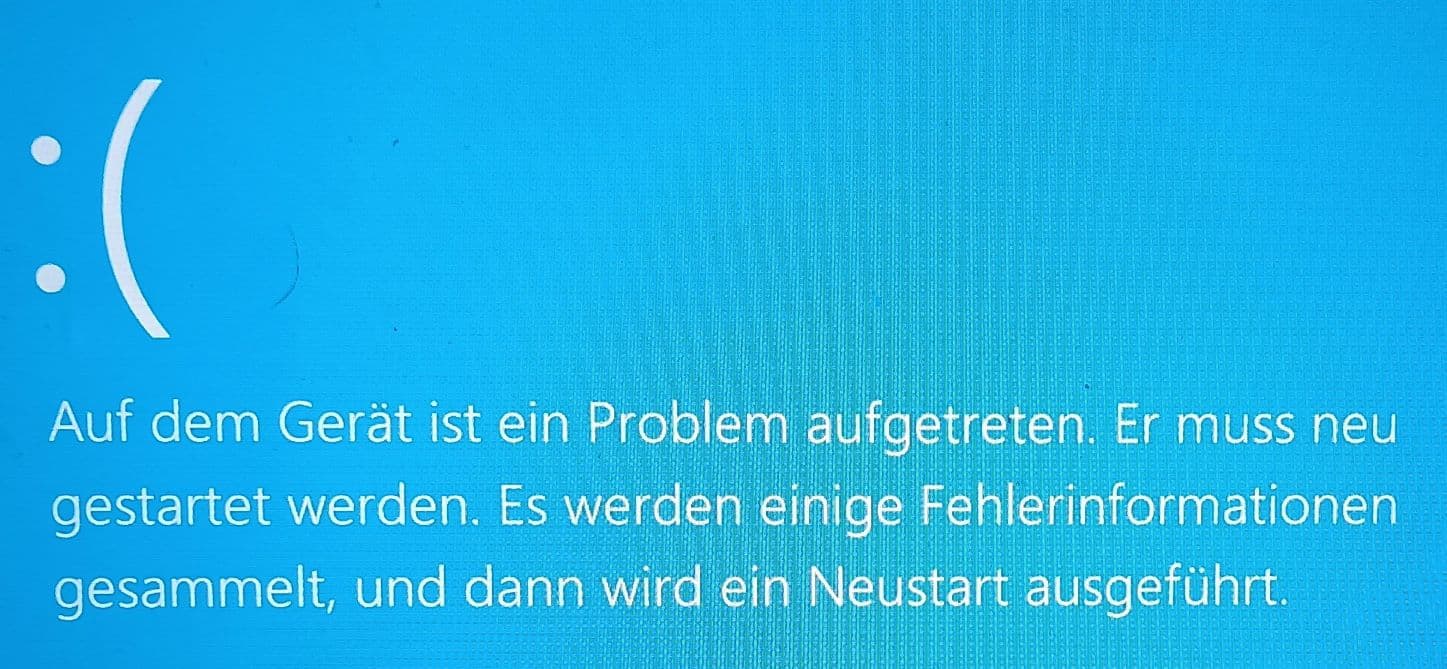 windows error screen